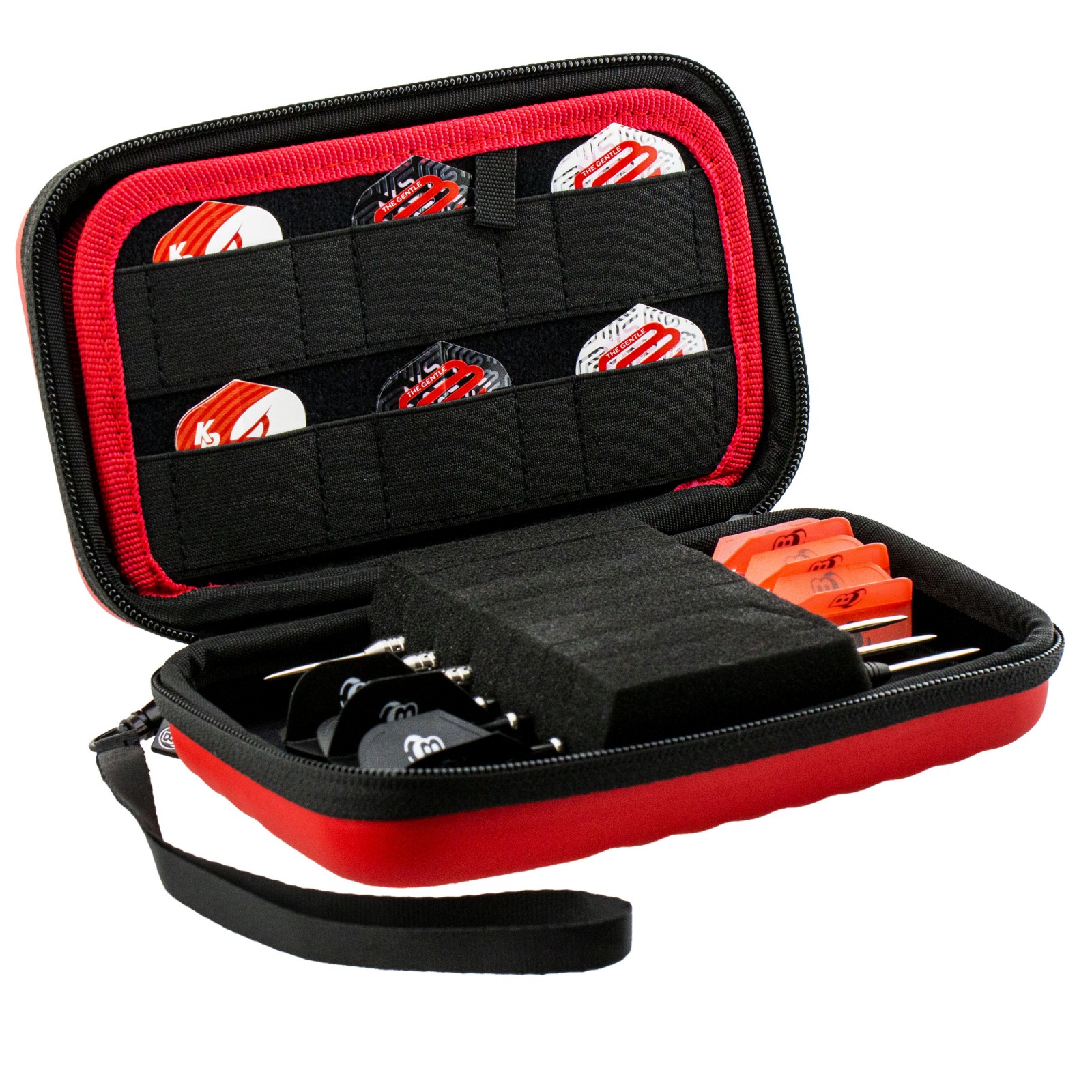 Étui De Transport Pour Fléchettes Bull's Orbis - Coque Rigide EVA Avec Rangement Complet Fléchettes Et Accessoires