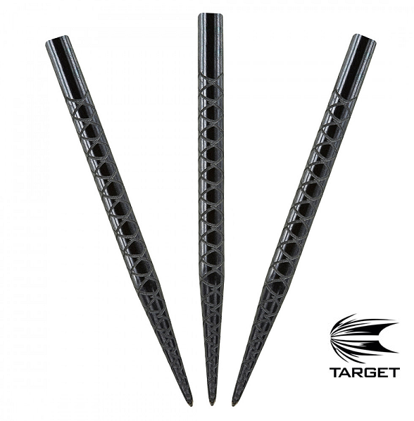 Pointes De Fléchettes Target Diamond Pro Dorées 36 Mm - Meilleure Adhérence Et Protection