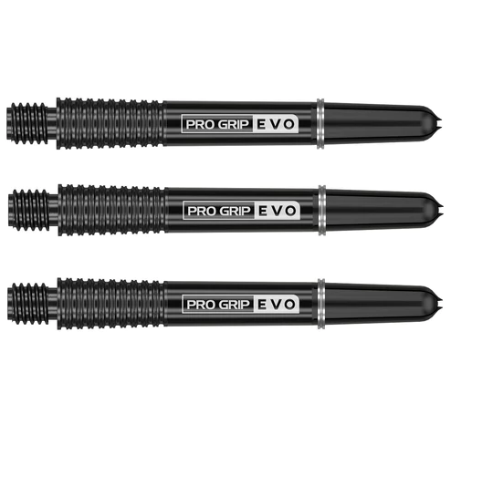 Target Darts 3 x Sets of Clear Pro Grip Shaft Intermediate 9 in Total 