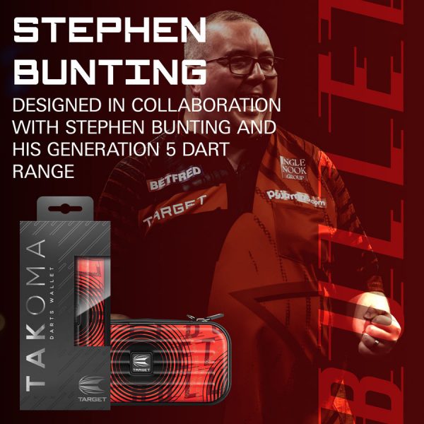 Target Takoma Stephen Bunting Darts Case - Image 3