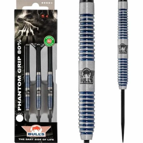 Bull's Phantom Grip 80% Tungsten 22g Darts Set