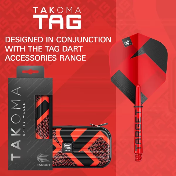 Target Takoma TAG Darts Case Red - Image 3