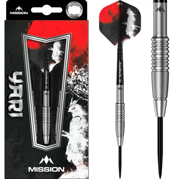 Mission Yari 90% Tungsten 22g Darts Set