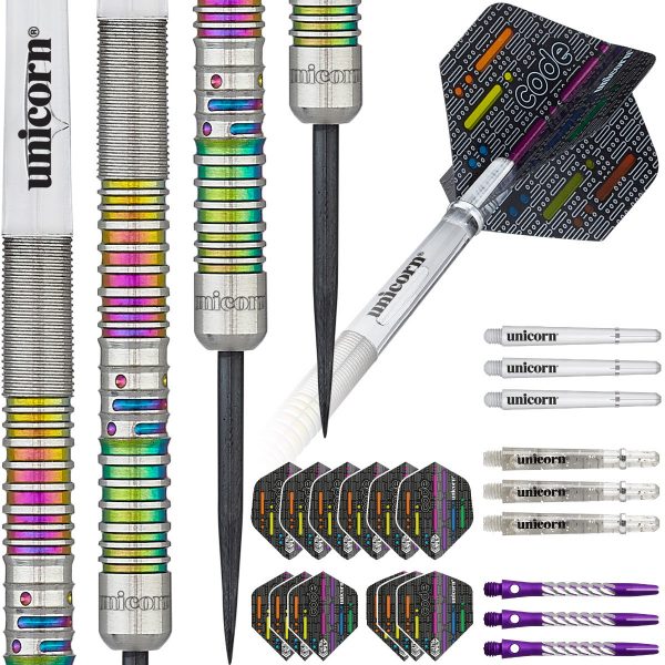 Unicorn Code James Wade 90% Tungsten 20g Darts Set - Image 4
