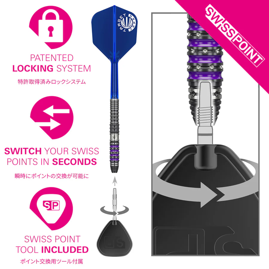 Target Japan Sirius G4 90% Tungsten 24g Darts Set - Image 4