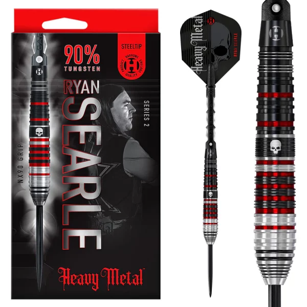Harrows Ryan Searle Series 2 90% Tungsten 23g Darts Set