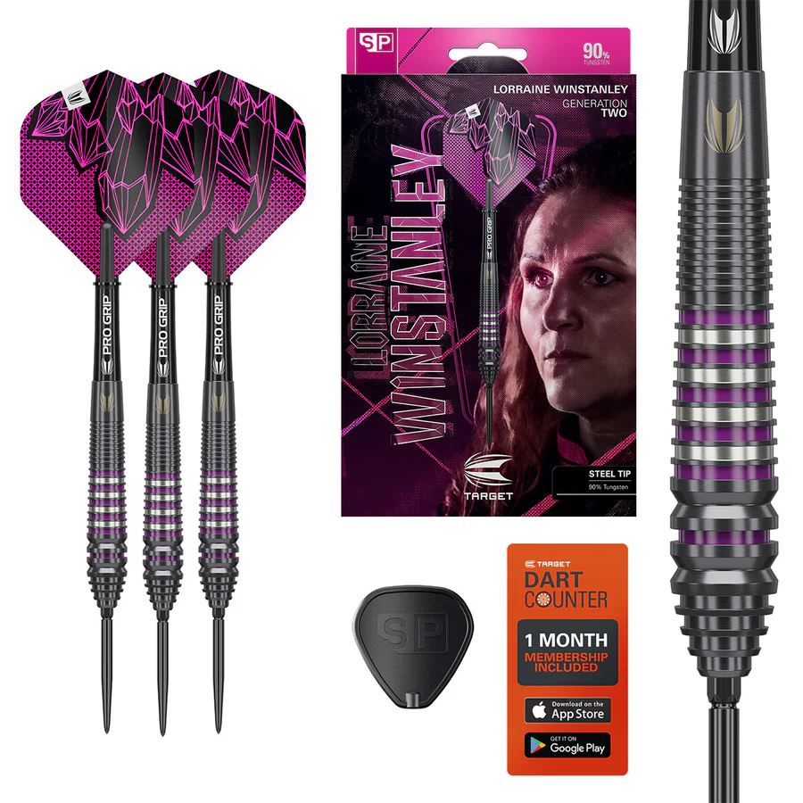 Target Lorraine Winstanley Gen 2 90% Tungsten SP 24g Darts Set