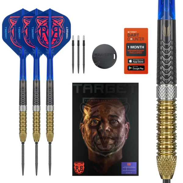 Target Raymond van Barneveld GEN 6 95% Tungsten SP 23g Darts Set