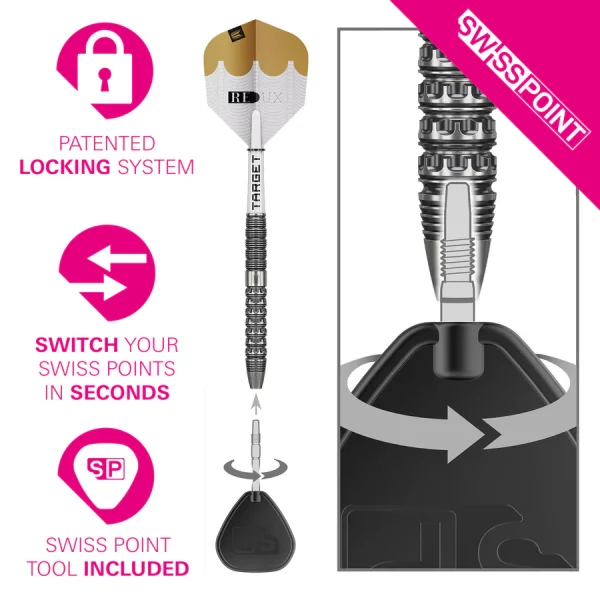 Target Redux 01 90% Tungsten SP 24g Darts Set - Image 4