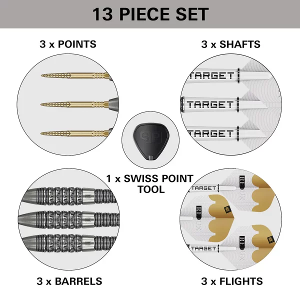 Target Redux 02 90% Tungsten SP 22g Darts Set - Image 6