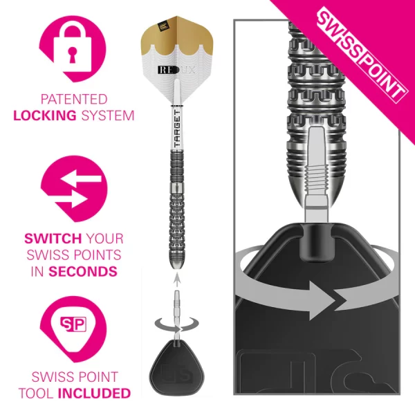 Target Redux 03 90% Tungsten SP 22g Darts Set - Image 5