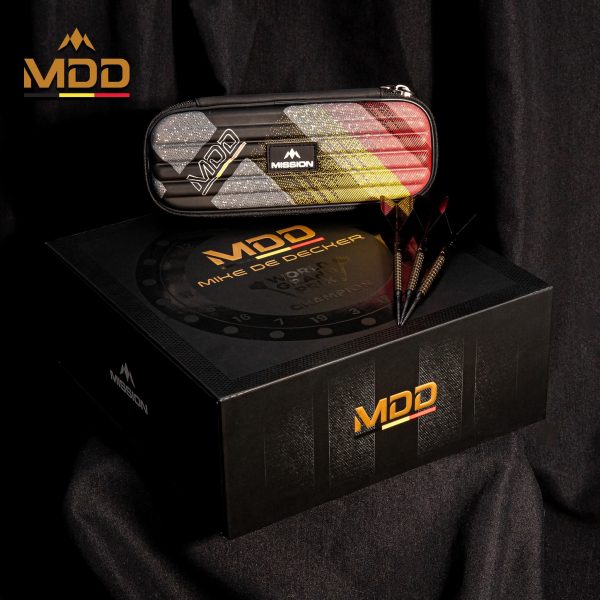 Mission Mike De Decker Limited Edition World Grand Prix 95% Tungsten 24g Darts Set - Image 2
