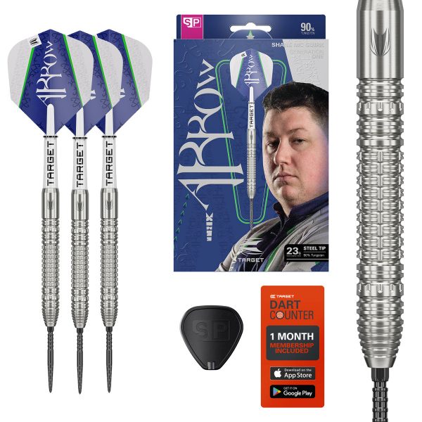 Target Shane McGuirk World Champion 90% Tungsten SP 23g Darts Set