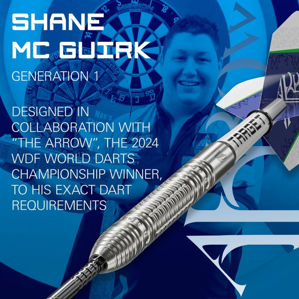 Target Shane McGuirk World Champion 90% Tungsten SP 23g Darts Set - Image 3
