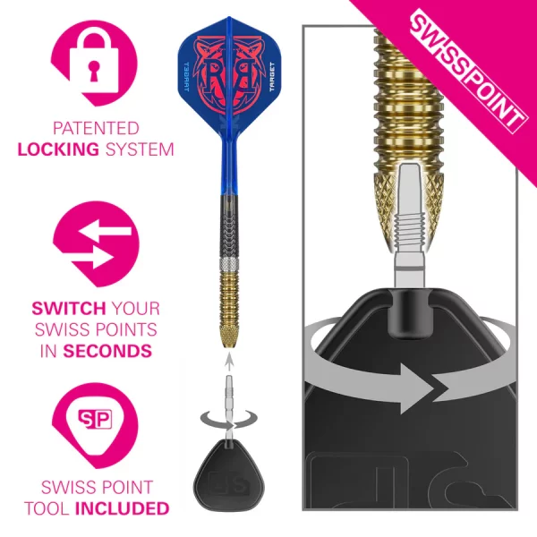 Target Raymond van Barneveld GEN 6 95% Tungsten SP 23g Darts Set - Image 6