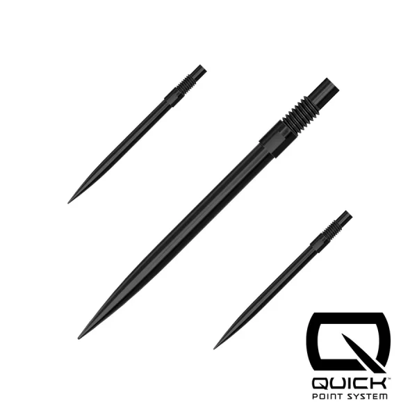 Harrows Quick Points Black 40mm – Total Darts