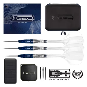 Harrows Geo Torpedo 90% Tungsten QP Steel Tip Darts 24g
