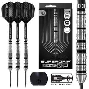 Harrows Supergrip Tapered 90% Tungsten QP Steel Tip Darts 22g