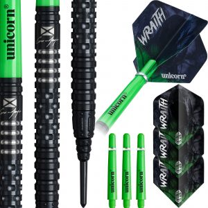 Unicorn Cameron Menzies Wraith Soft Tip 90% Tungsten 20g Darts Set