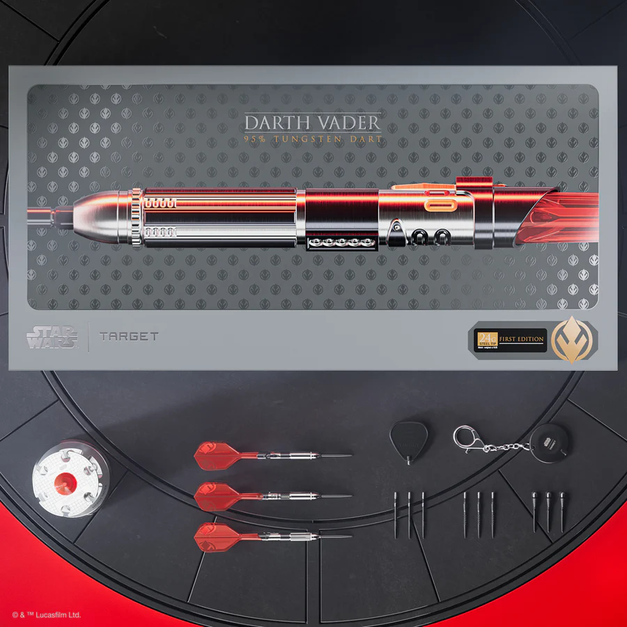 STAR WARS™ | TARGET Darth Vader "Sith Lord" Lightsaber First Edition 95% Tungsten 24g Steel Tip Darts