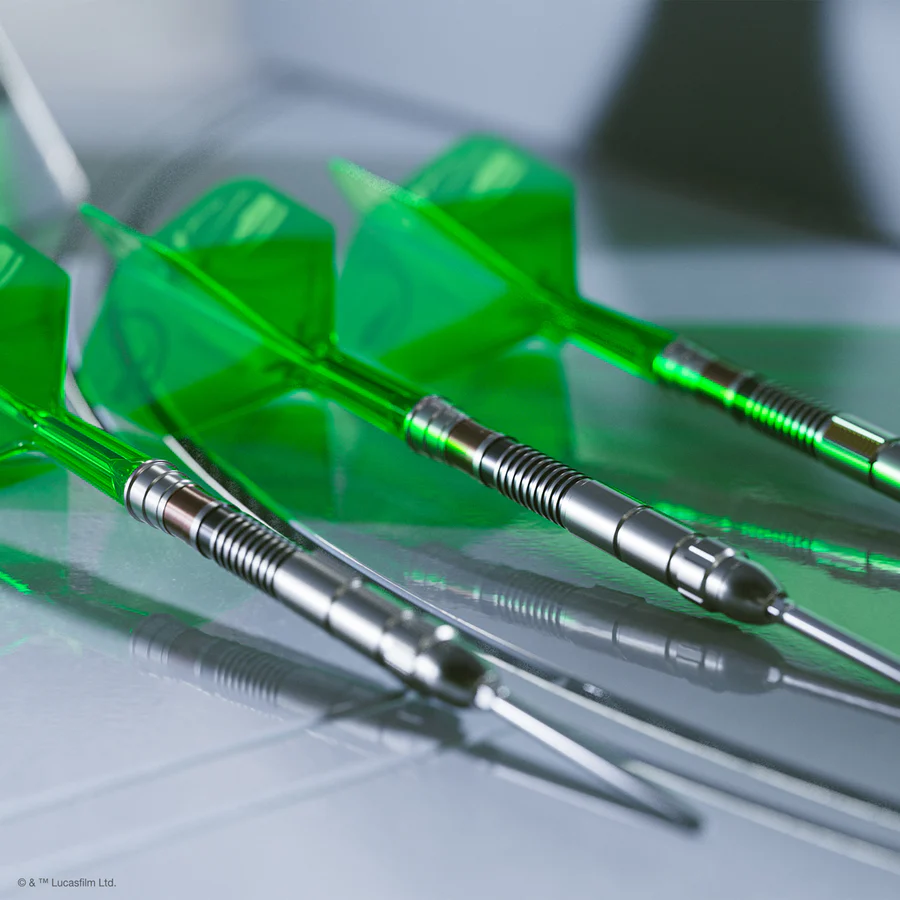 STAR WARS™ | TARGET Luke Skywalker “Jedi Knight” Lightsaber First Edition 95% Tungsten 24g Steel Tip Darts - Image 6