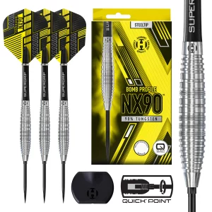 Harrows NX-90 Bomb 90% Tungsten QP Steel Tip Darts 23g