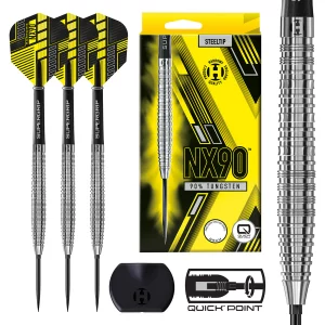 Harrows NX-90 Tapered 90% Tungsten QP Steel Tip Darts 26g