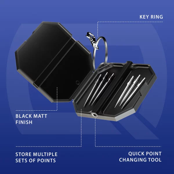 Harrows Premium Quick Point Tool / Case – Total Darts