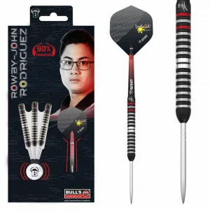 Bulls Rowby-John Rodriguez Original 90% Tungsten Steel Tip 25g Darts Set