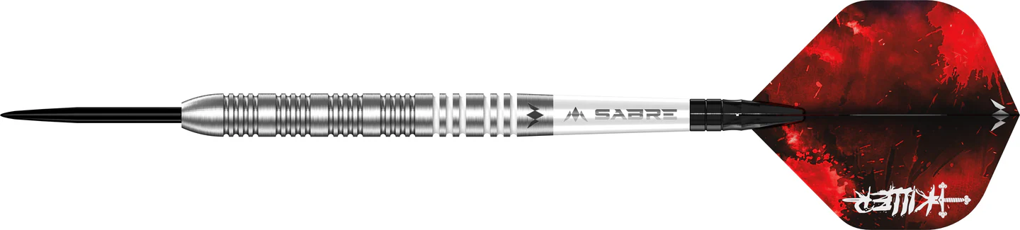 Mission George Killington Steel Tip 95% Tungsten Silver 22g Darts Set - Image 2