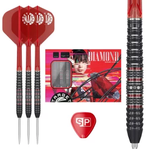 Target Japan Kosuzu Iwao Diamond G4 90% Tungsten Swiss Point Steel Tip 22g Darts