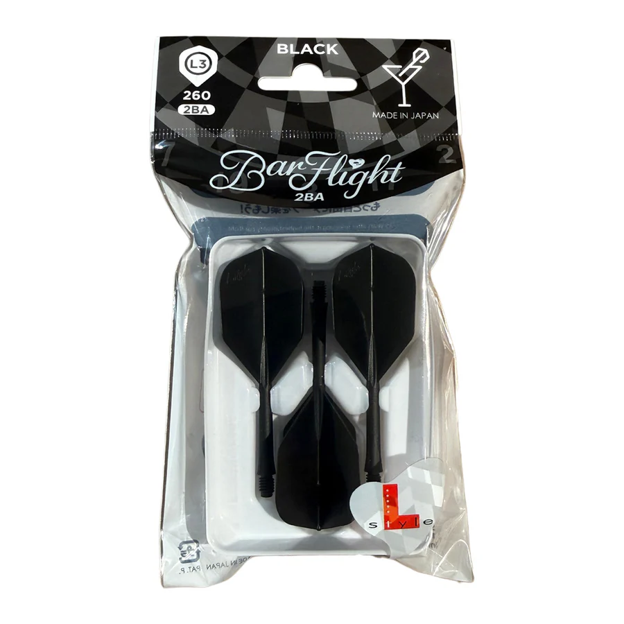 L-Style BarFlight Integrated Flights & Shafts Neon Orange - Image 2