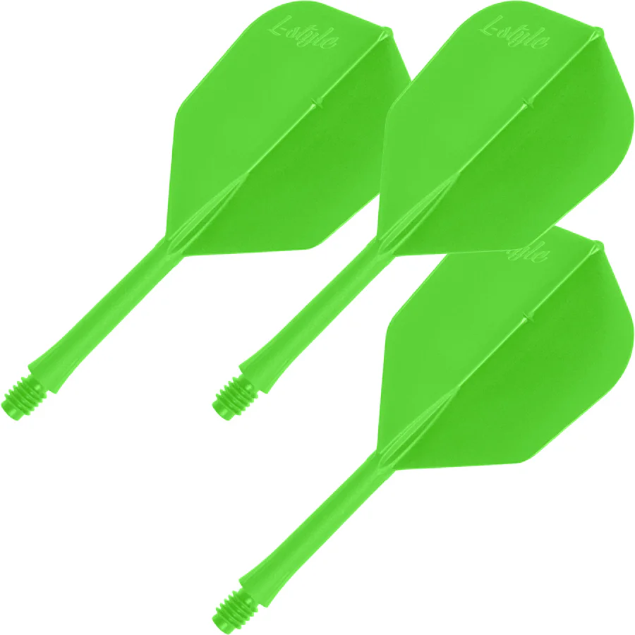 L-Style BarFlight Integrated Flights & Shafts Neon Green