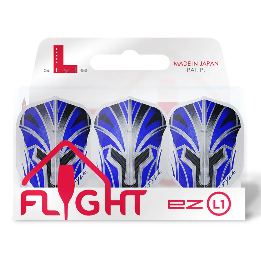 L-Style Prime Series EZ Dart Flights L1 Standard Blue - Image 2