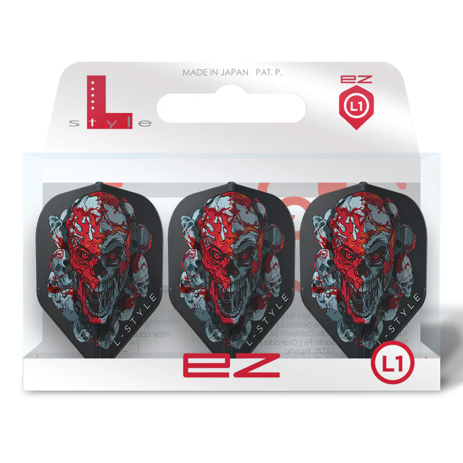 L-Style Ryan Searle V4 EZ Dart Flights Black L1 Standard - Image 3