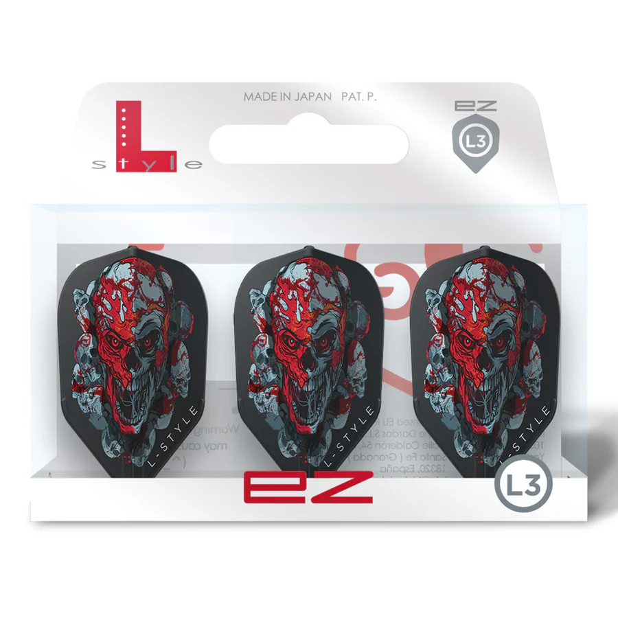 L-Style Ryan Searle V4 EZ Dart Flights Black L3 Shape - Image 3