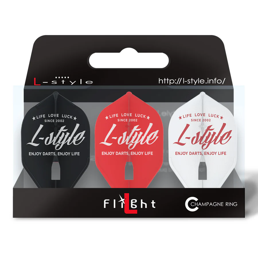 L-Style Vintage Logo PRO Dart Flights L1 Standard - Image 2