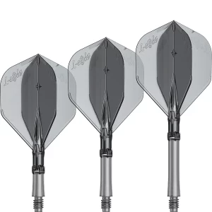 L-Style L-System Integrated Flights & Shafts L1 Standard Clear Black Intermediate 40mm