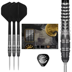 Target Japan Black Marque Blaze Swiss Point 90% Tungsten 23g Steel Tip Darts
