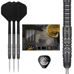 Target Japan Black Marque Creed Swiss Point 90% Tungsten 25g Steel Tip Darts