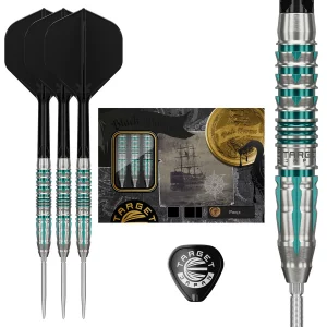 Target Japan Black Marque Pierce Swiss Point 90% Tungsten 24g Steel Tip Darts