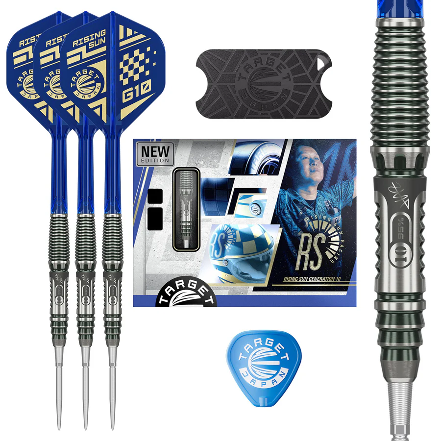 Target Japan Haruki Muramatsu Rising Sun G10.5 Swiss Point 95% Tungsten 24g Steel Tip Darts