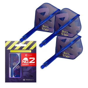 Target Luke Littler World Champion 2026 K-Flex Integrated Flights & Shafts No2 Short
