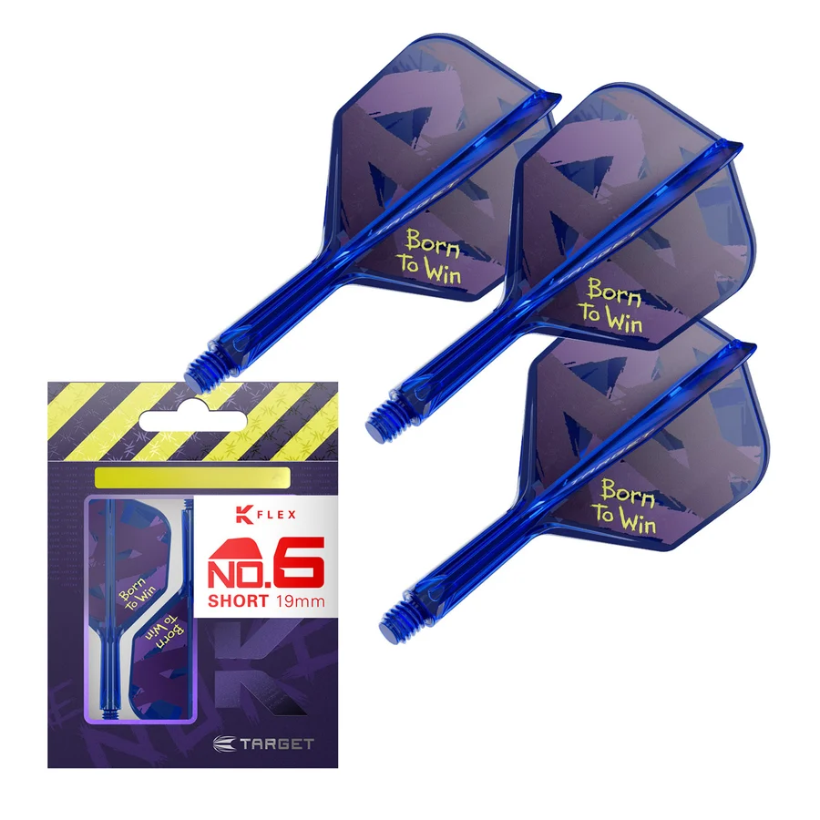 Target Luke Littler World Champion 2026 K-Flex Integrated Flights & Shafts No6 Medium