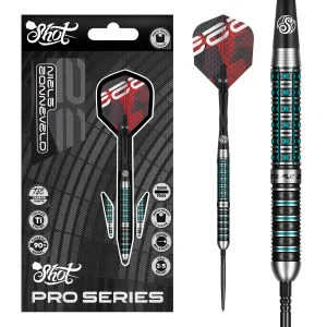 Shot Niels Zonneveld Turbo Point 90% Tungsten Steel Tip 23g Darts Set