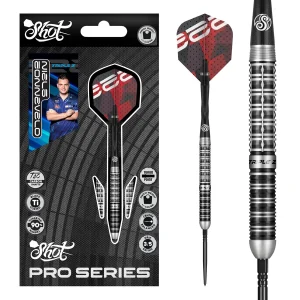 Shot Pro Series Niels Zonneveld 2.0 Turbo Point 90% Tungsten Steel Tip 24g Darts Set