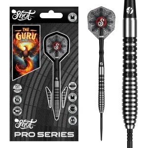 Shot Pro Series Raymond Smith Guru Turbo Point 90% Tungsten Steel Tip 22g Darts Set