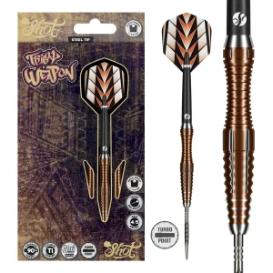 Shot Tribal Weapon 1 Series Turbo Point 90% Tungsten Steel Tip 25g Darts Set