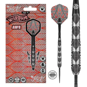 Shot Warrior Awe Turbo Point 90% Tungsten Steel Tip 24g Darts Set