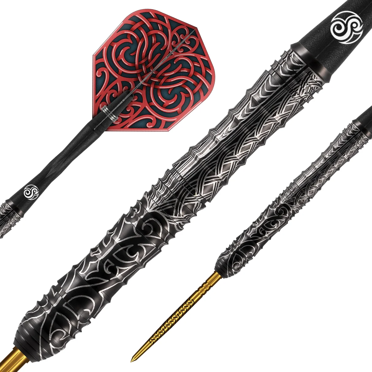 Shot Warrior Kapene Turbo Point 90% Tungsten Steel Tip 24g Darts Set - Image 2